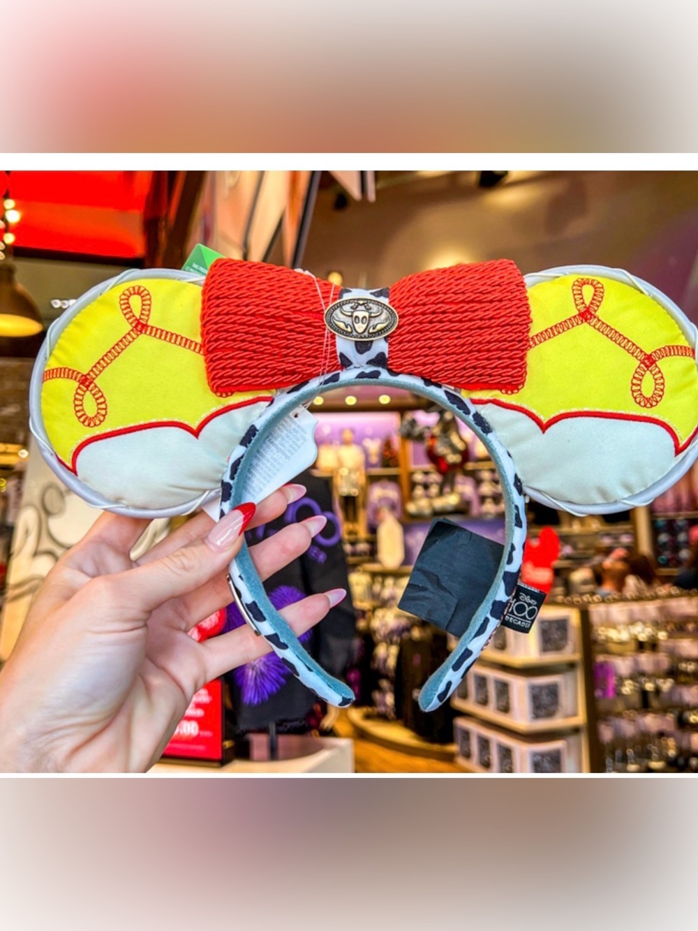 Rare•Disney Parks 100 Years Decades Jessie Toy Story Minnie Ears Headband.